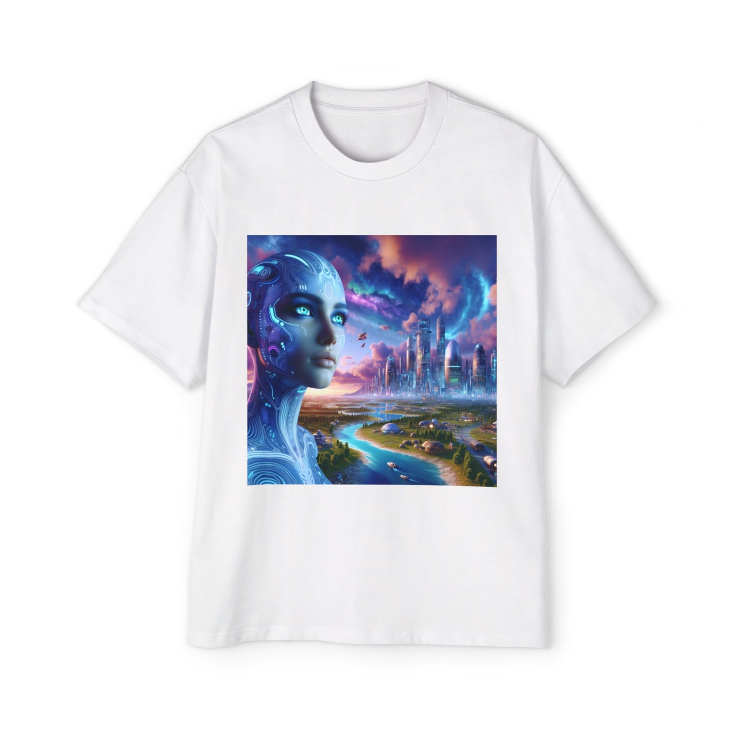 In 2000 Years Men's Heavy Oversized Tee