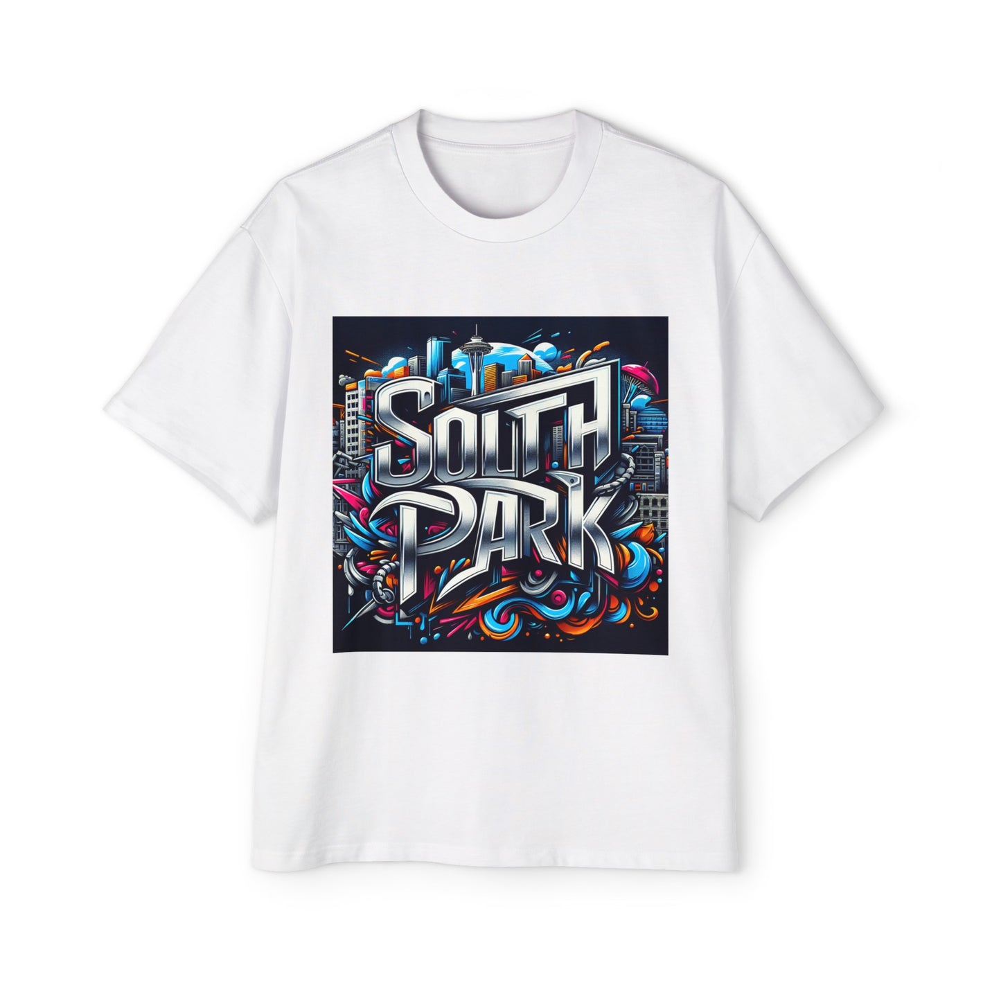 South Park 2 Men's Heavy Oversized Tee