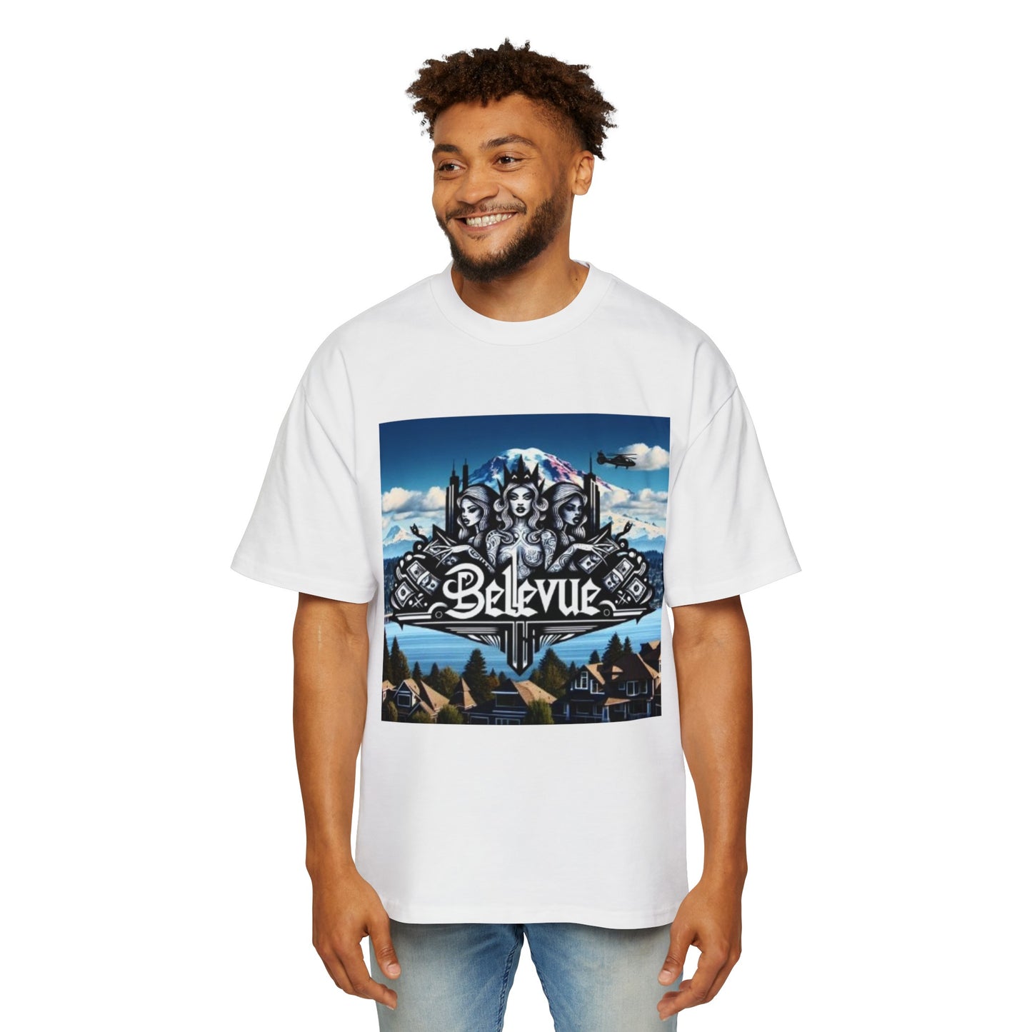 Bellevue Men's Heavy Oversized Tee