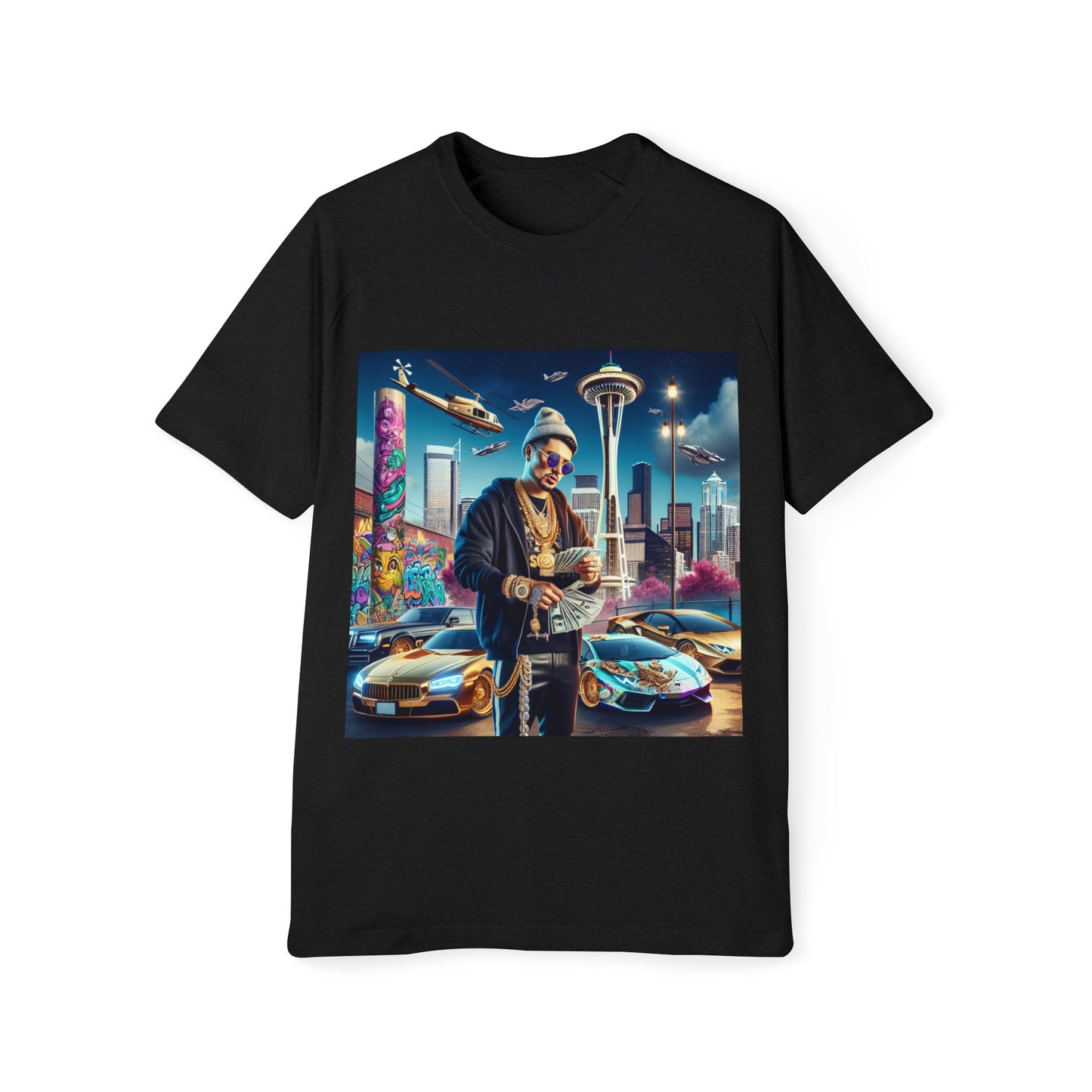 Men's Seattle Raglan T-Shirt