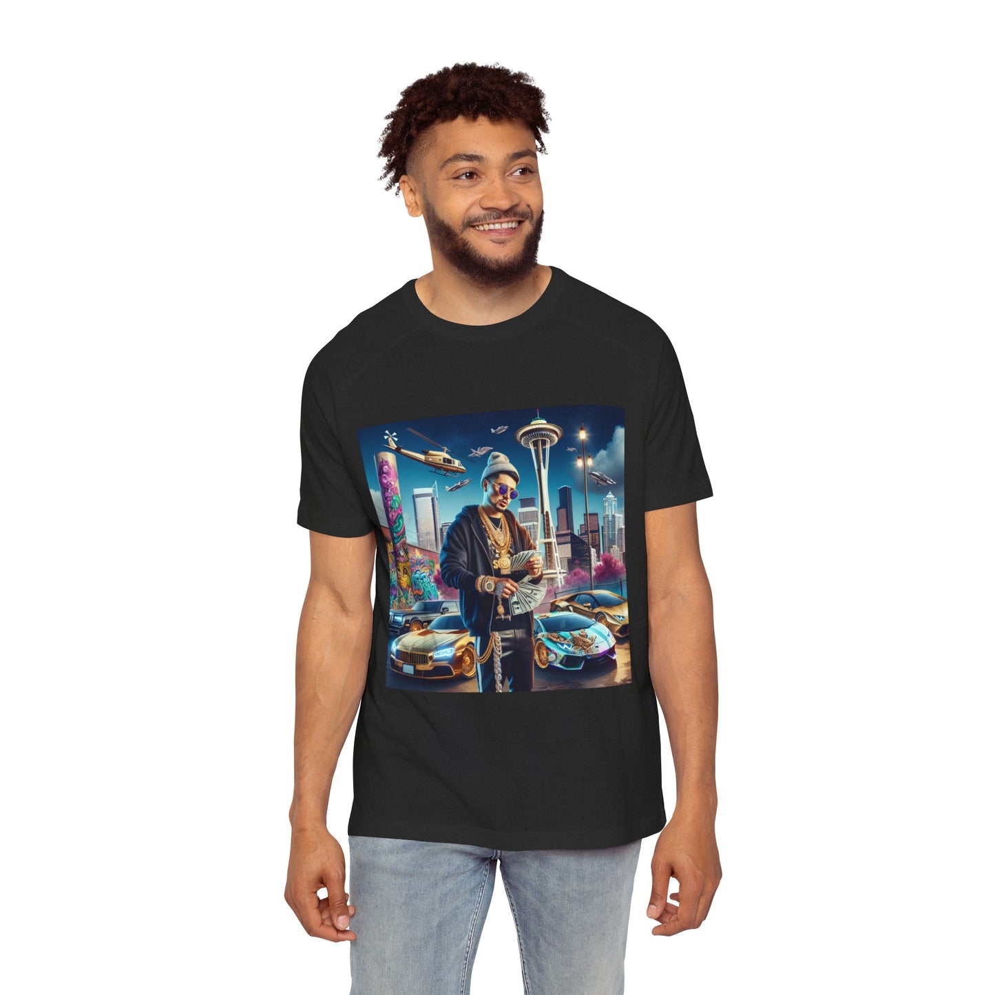 Men's Seattle Raglan T-Shirt