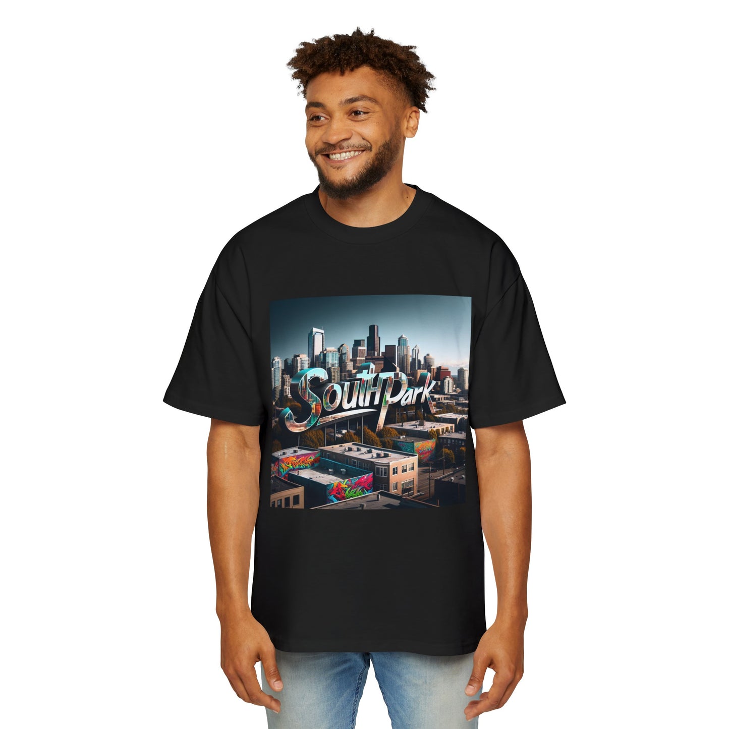 South Park 3 Men's Heavy Oversized Tee