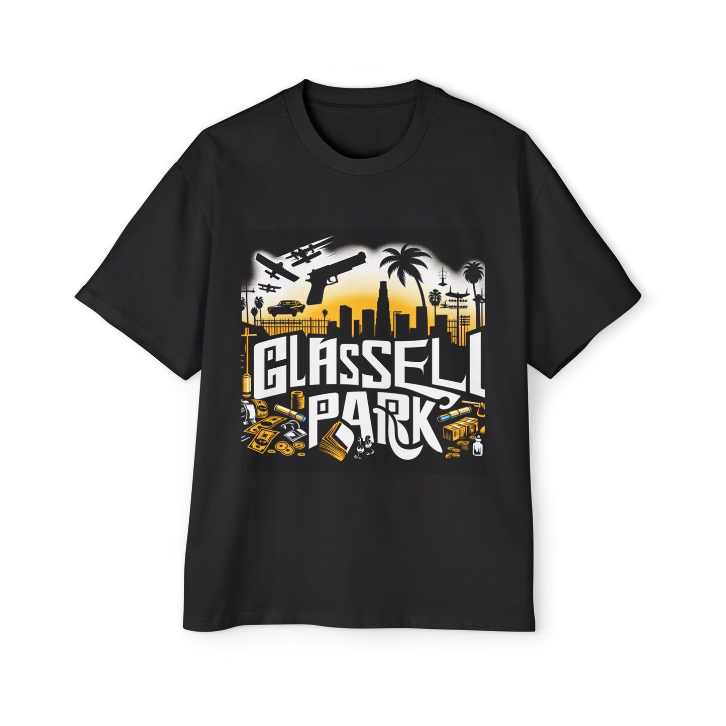 LA Glassell Park Men's Heavy Oversized Tee