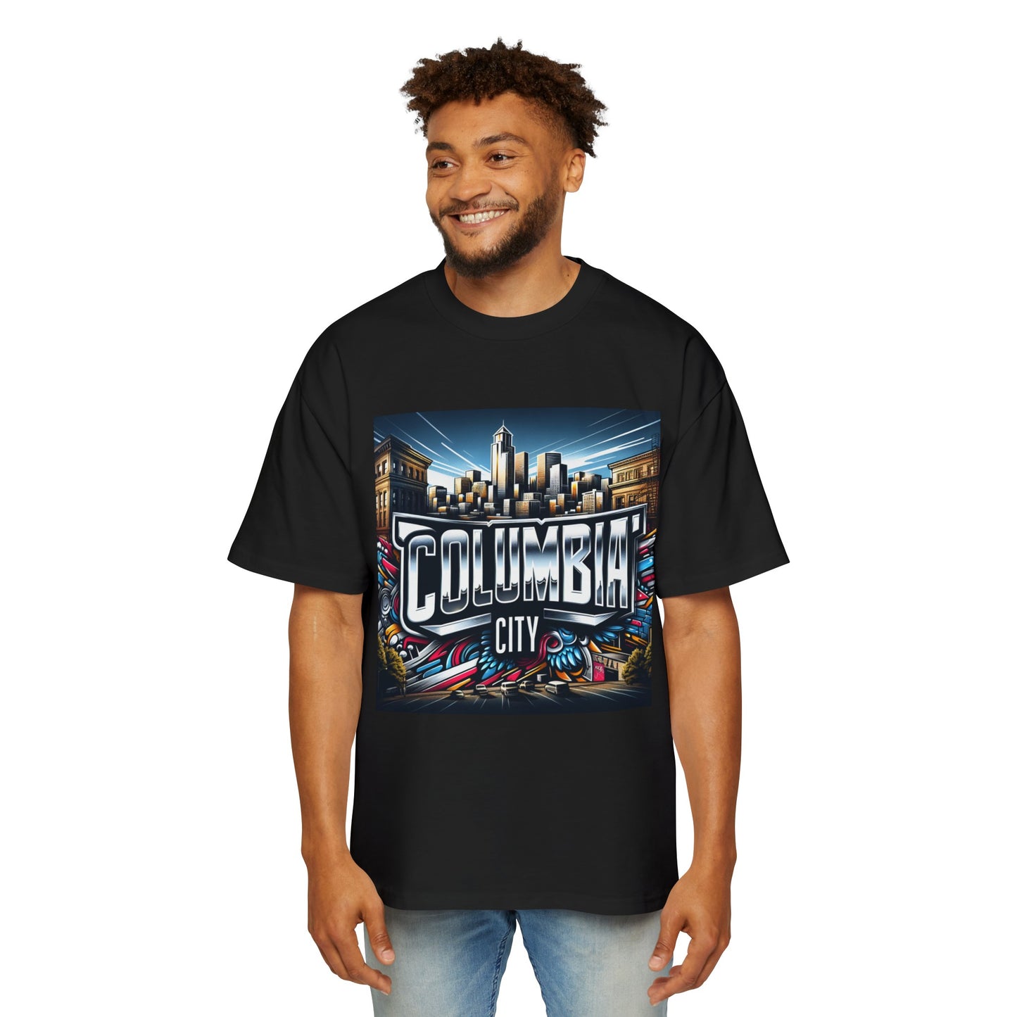 Columbia City Men's Heavy Oversized Tee