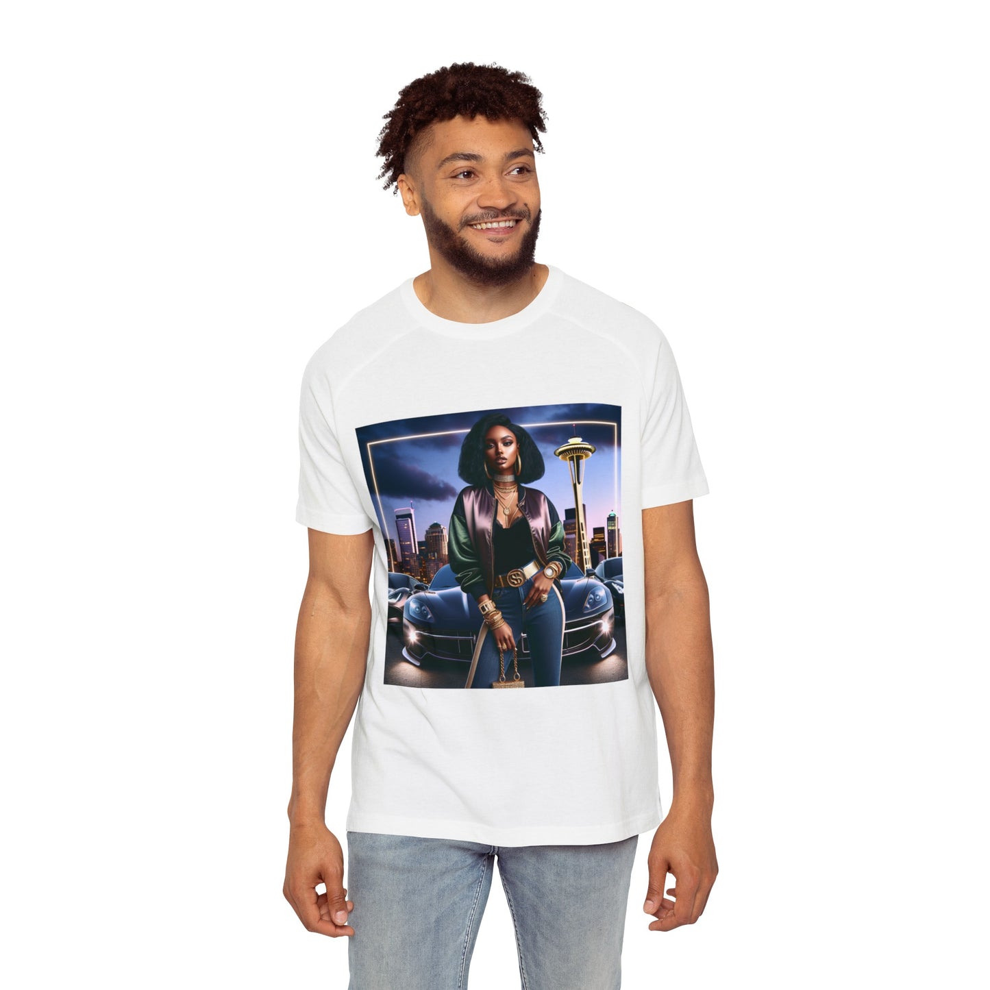 Men's Seattle Bad Girl Raglan T-Shirt