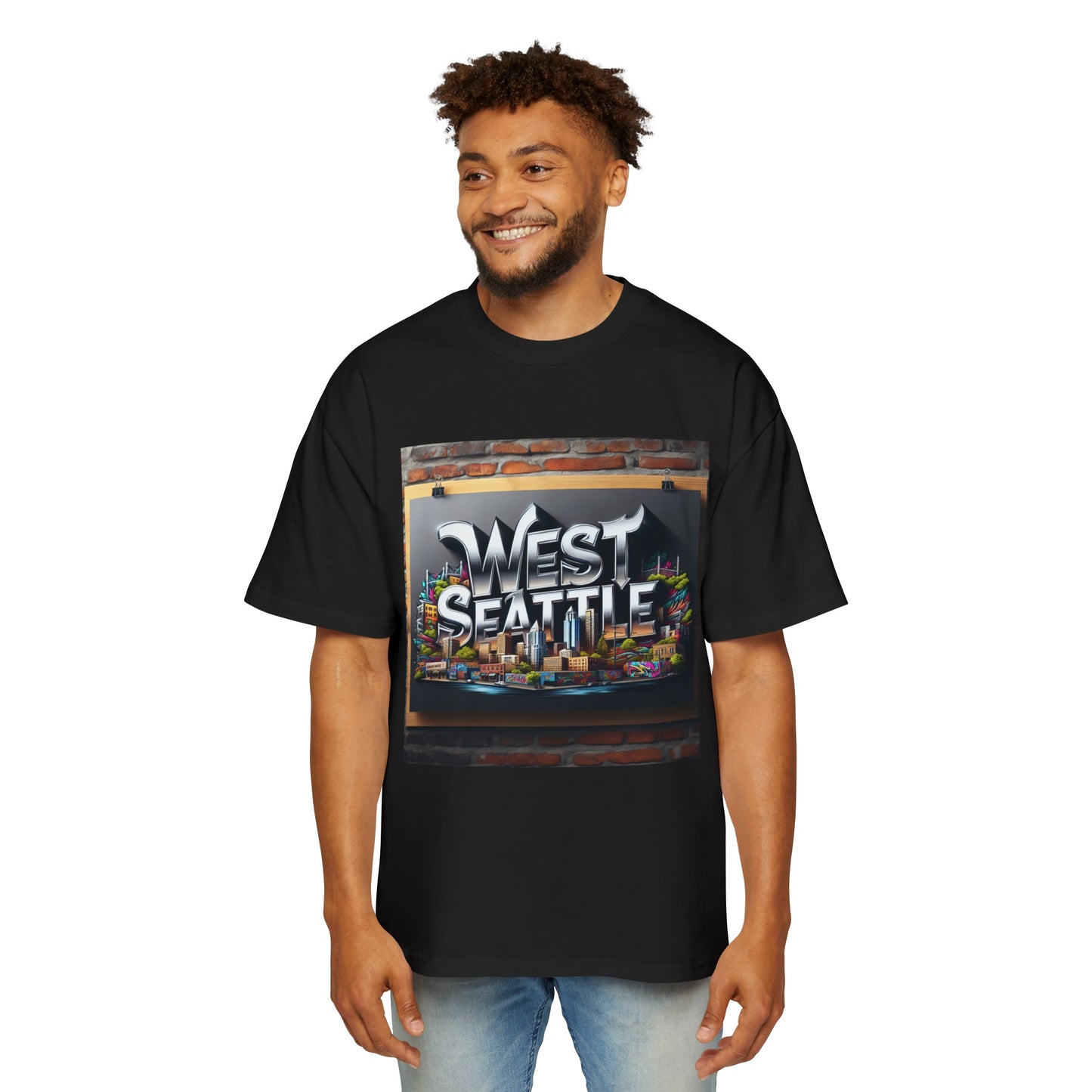 West Seattle Men's Heavy Oversized Tee