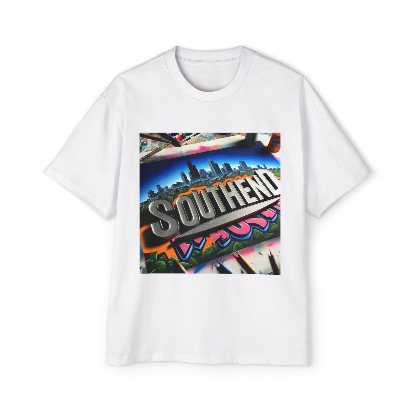 South End Men's Heavy Oversized Tee