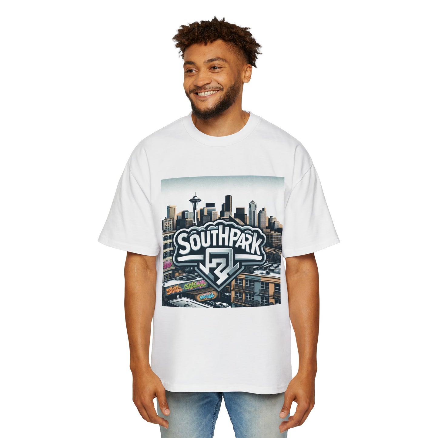 South Park 1 Men's Heavy Oversized Tee