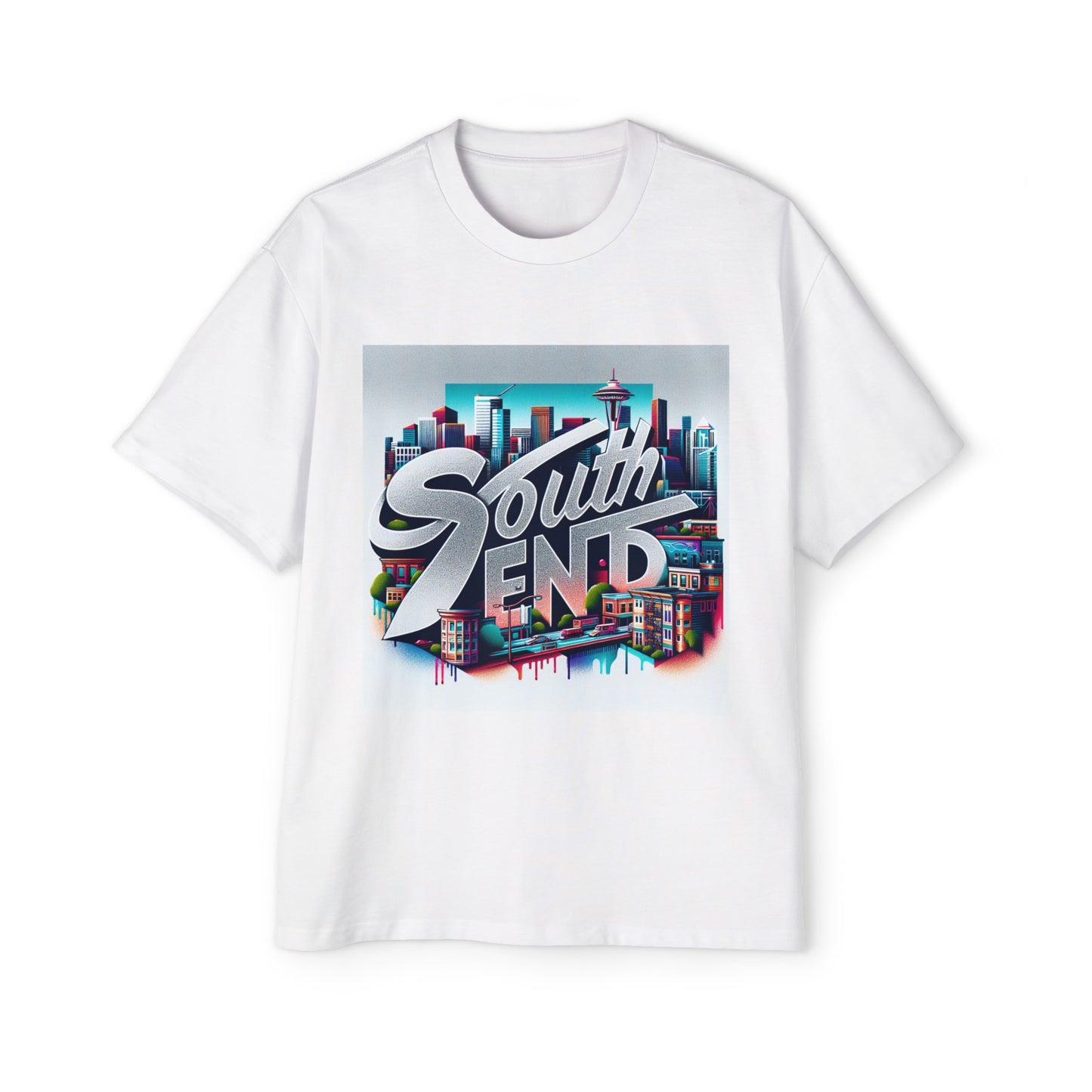 South End 2 Men's Heavy Oversized Tee