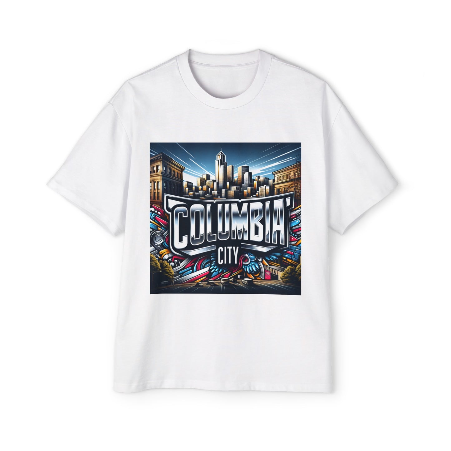 Columbia City Men's Heavy Oversized Tee