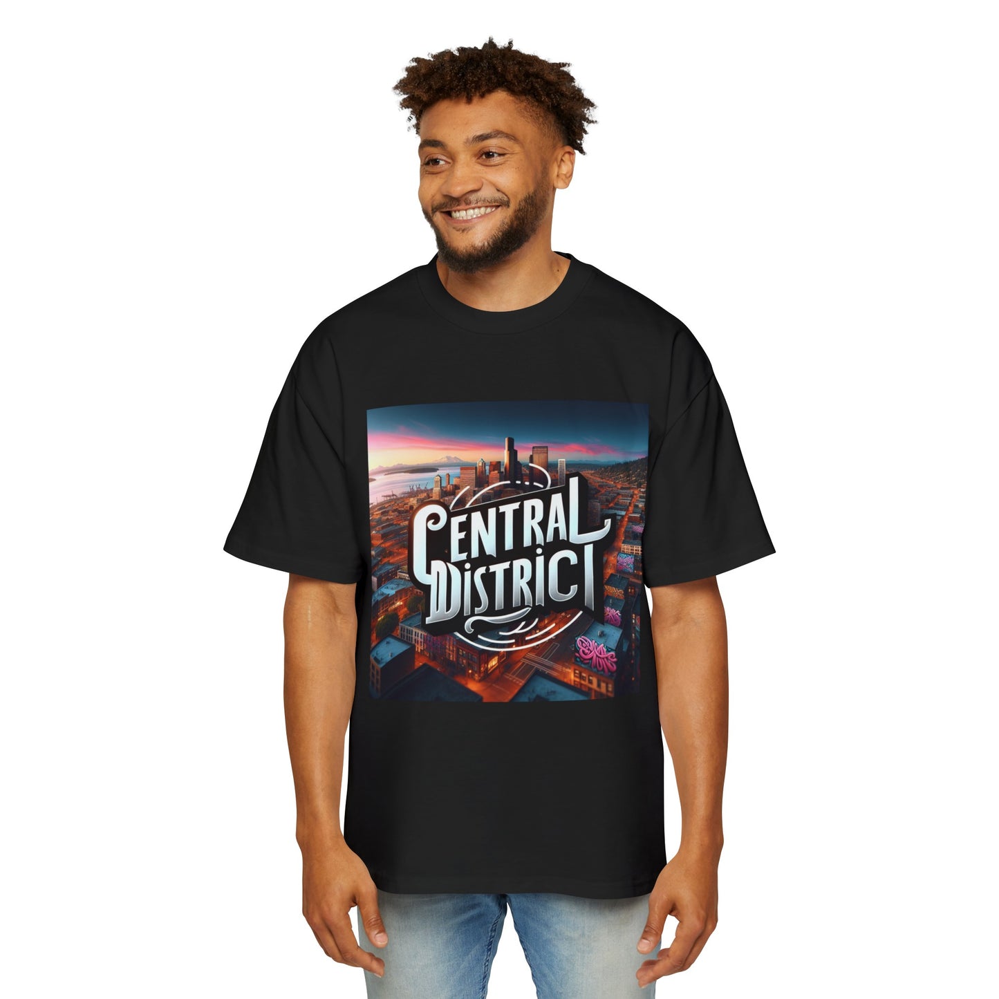 Central District Men's Heavy Oversized Tee