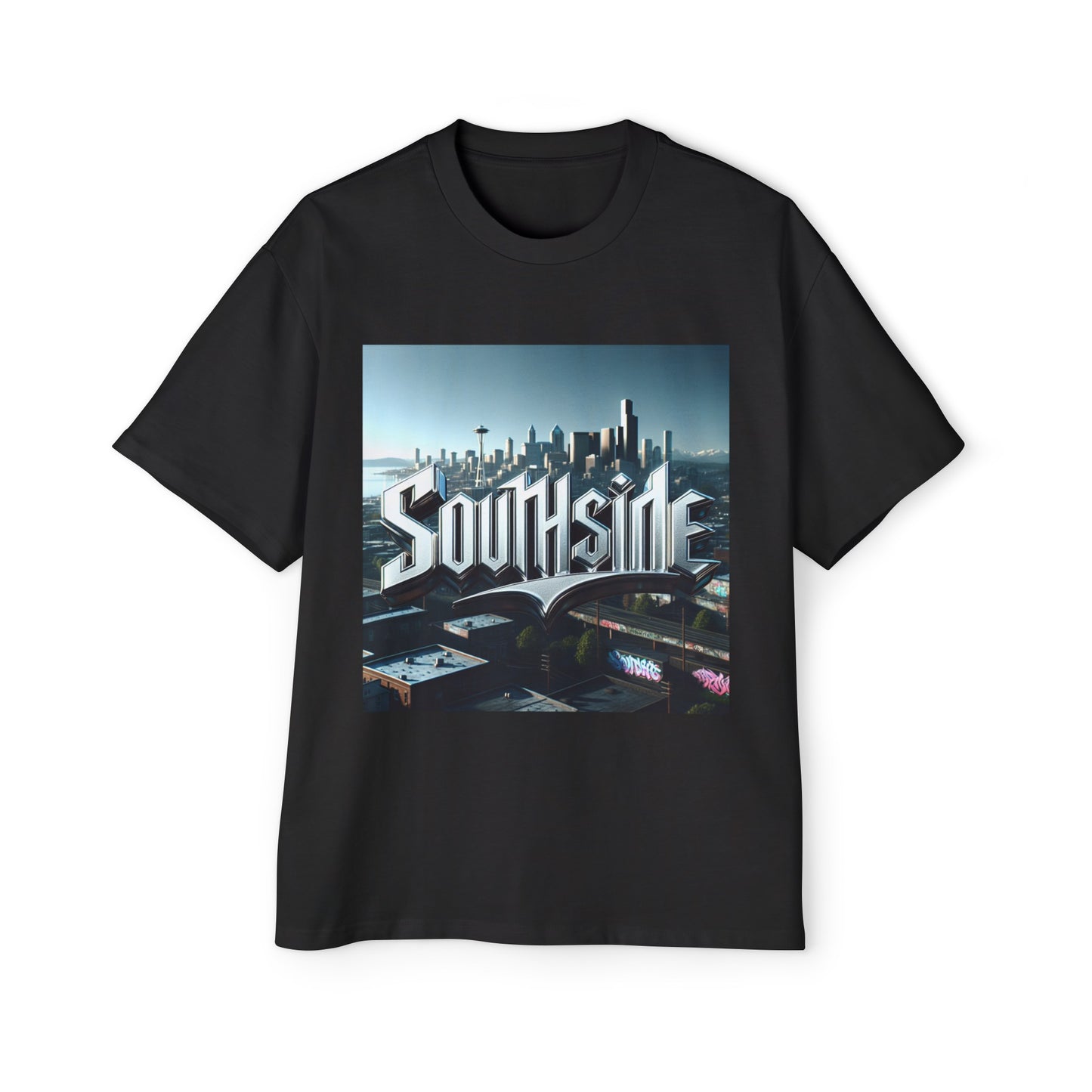 Southside Seattle Men's Heavy Oversized Tee