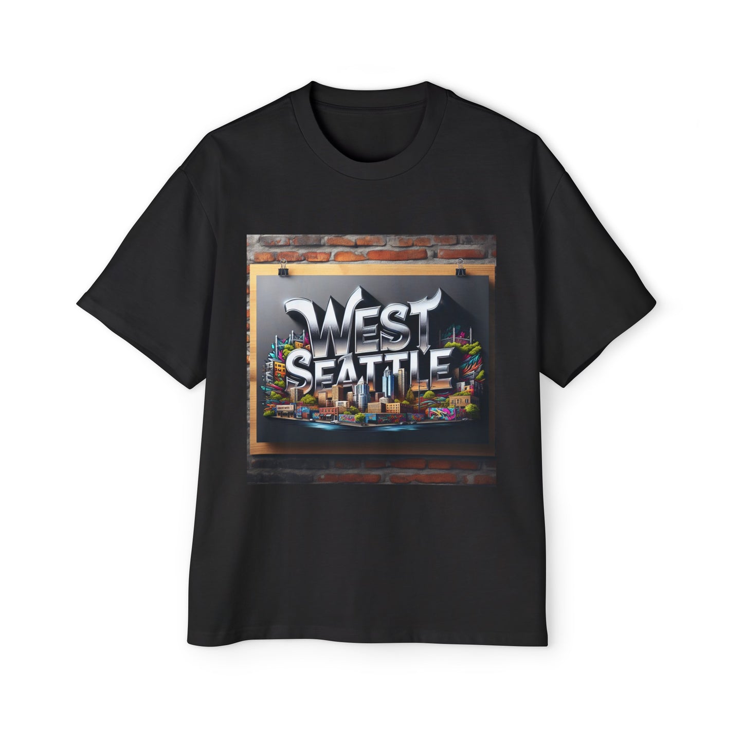 West Seattle Men's Heavy Oversized Tee