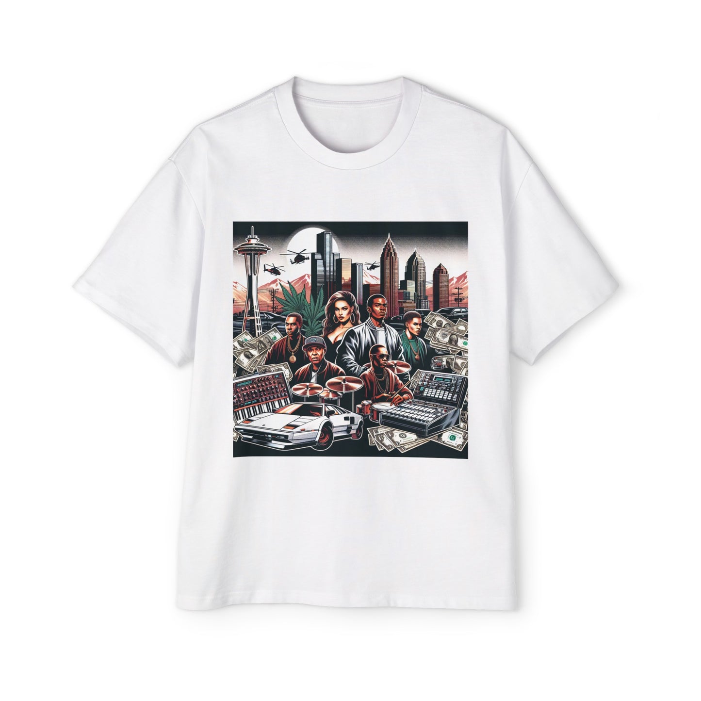 Seattle Producer Men's Heavy Oversized Tee