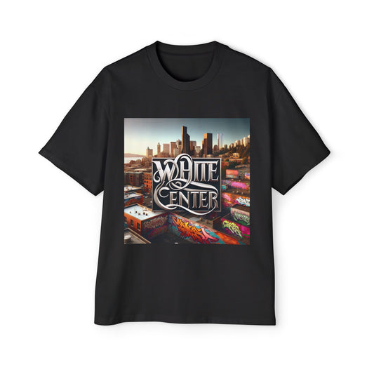 White Center Men's Heavy Oversized Tee