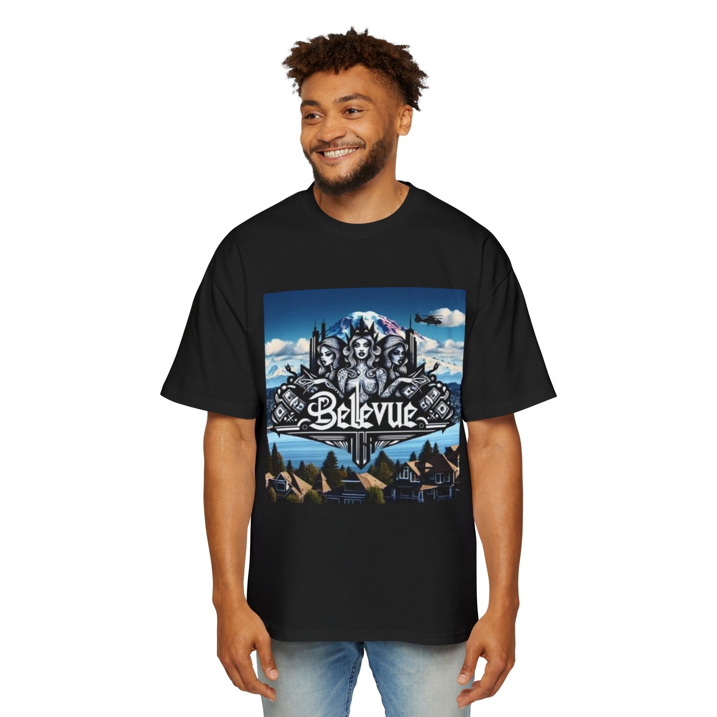 Bellevue Men's Heavy Oversized Tee