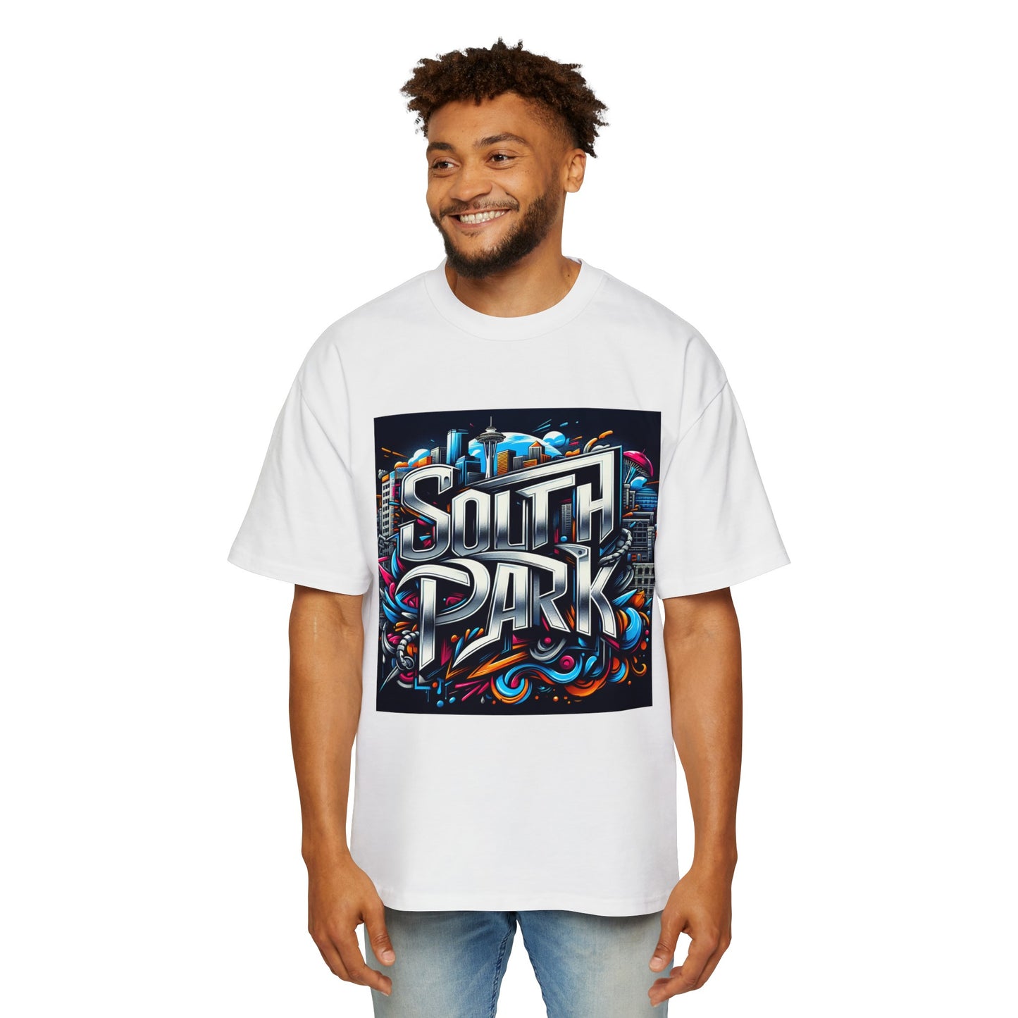 South Park 2 Men's Heavy Oversized Tee