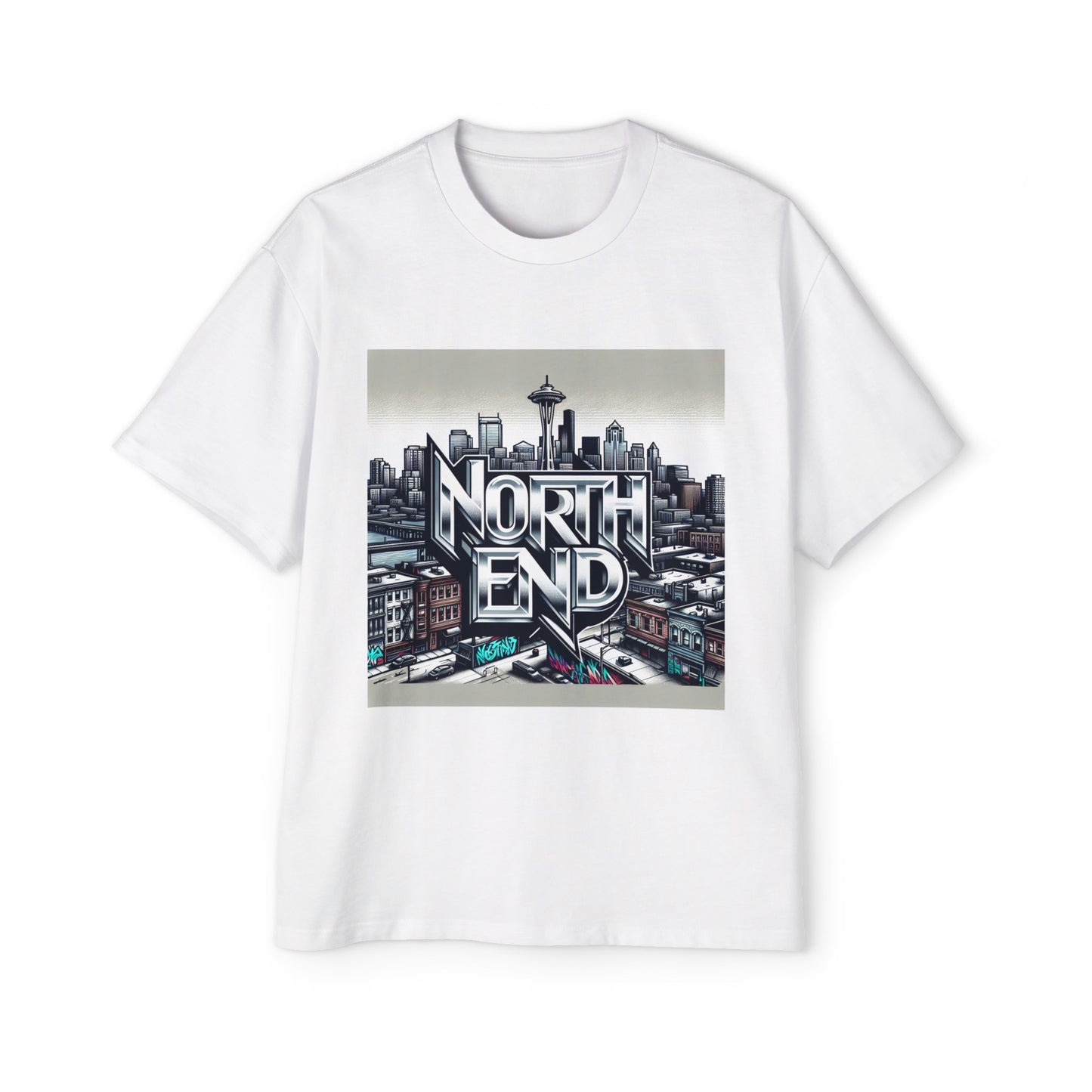 North End Men's Heavy Oversized Tee