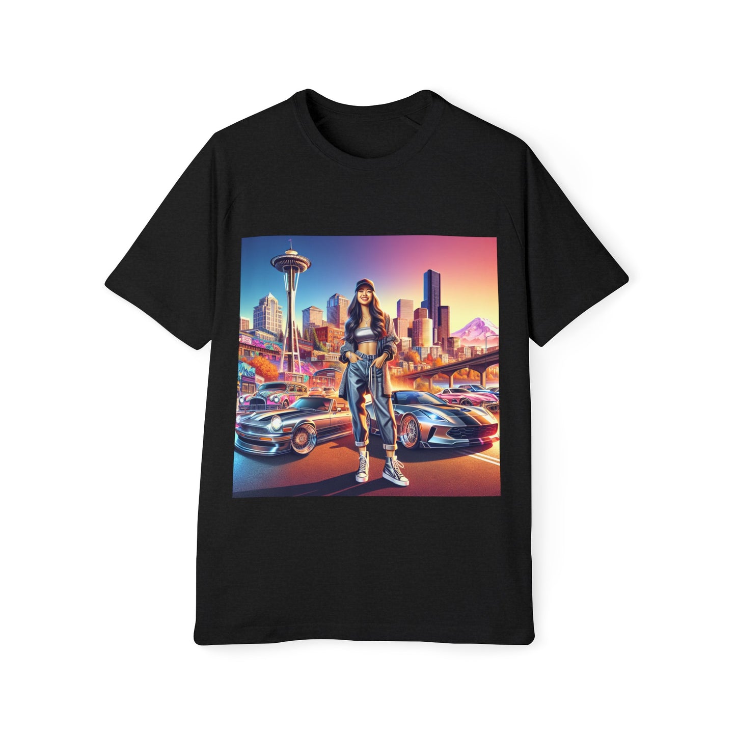 Men's Seattle B-Girl T-Shirt Designs By Medina