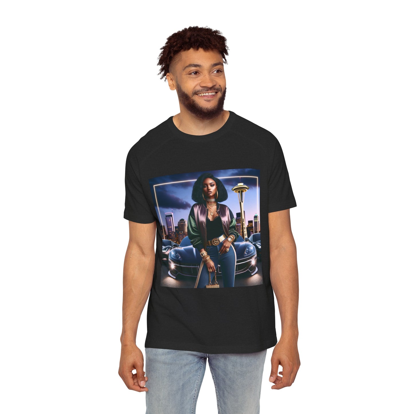 Men's Seattle Bad Girl Raglan T-Shirt