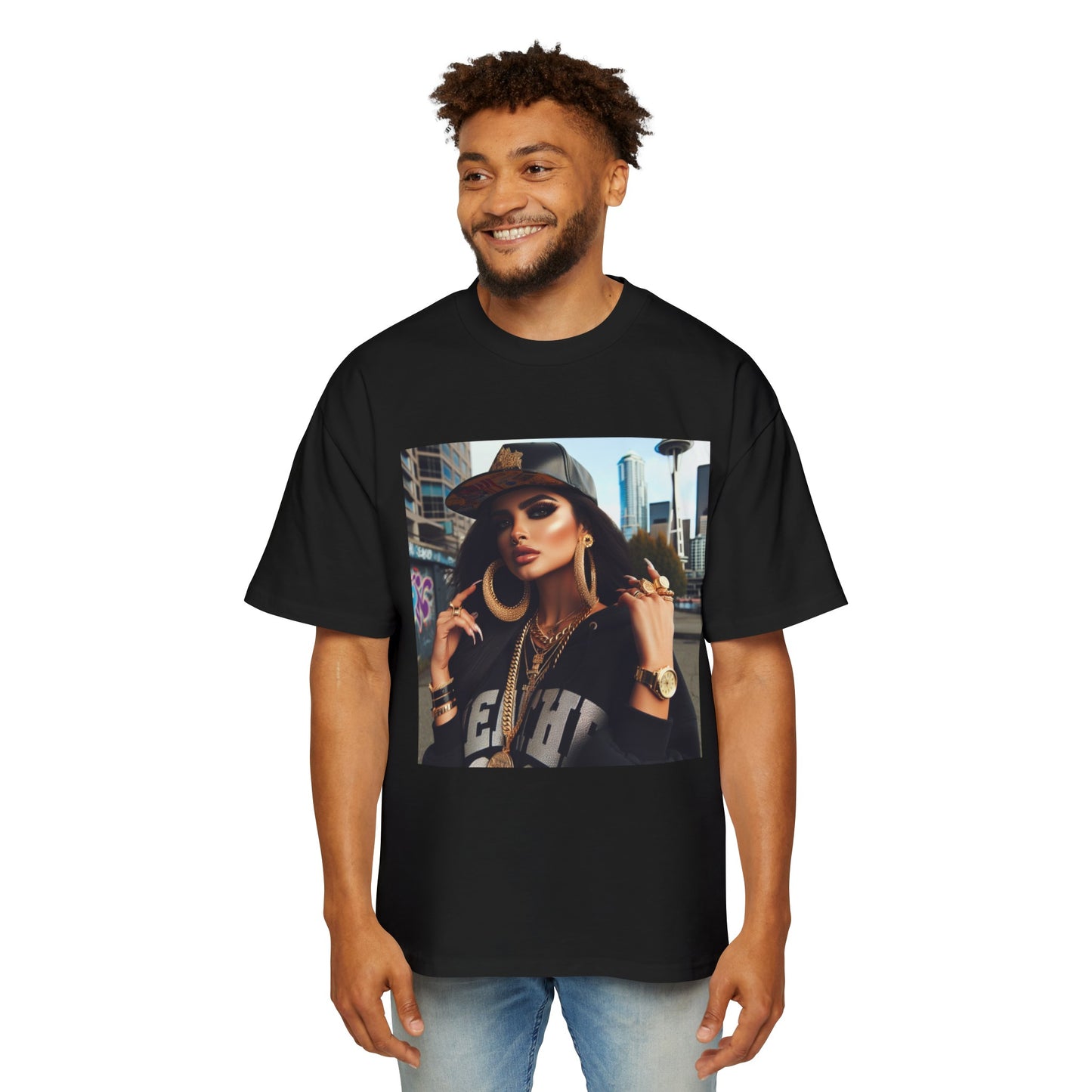 Men's HomeGirl Seattle Heavy Oversized Tee