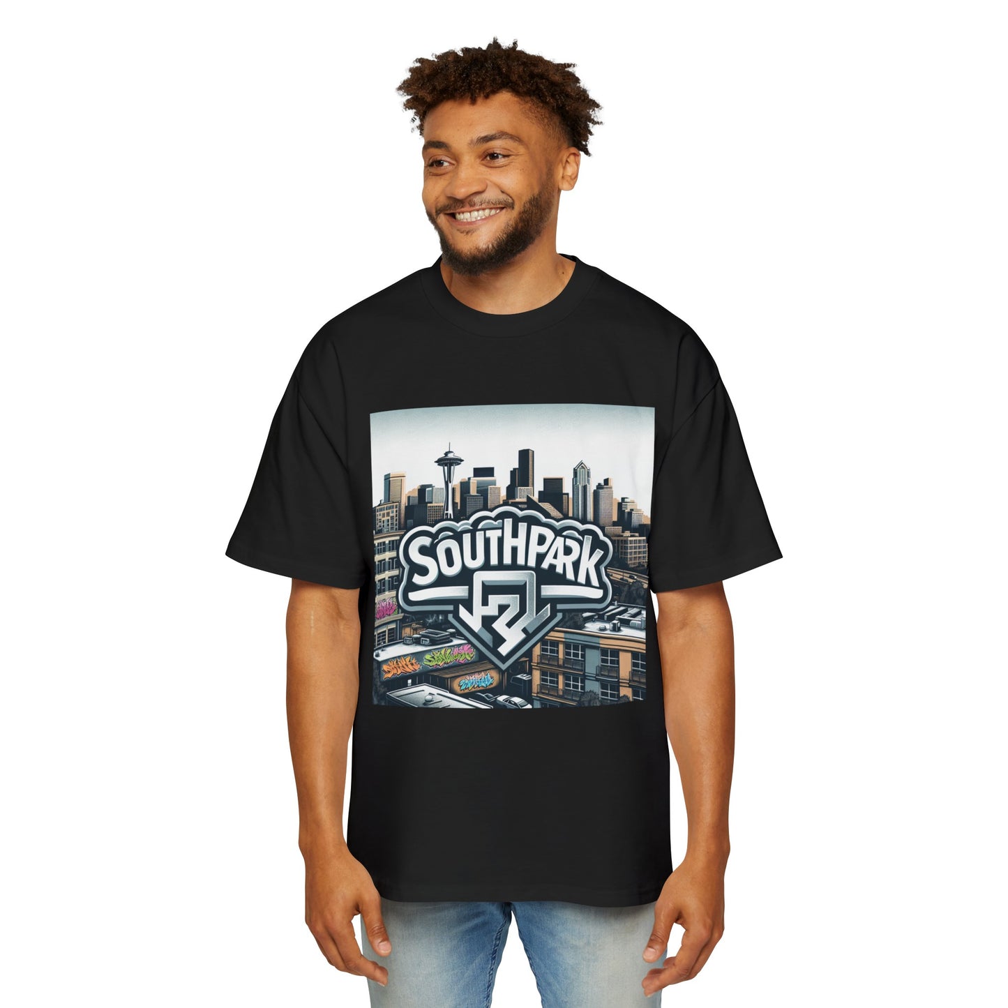 South Park 1 Men's Heavy Oversized Tee