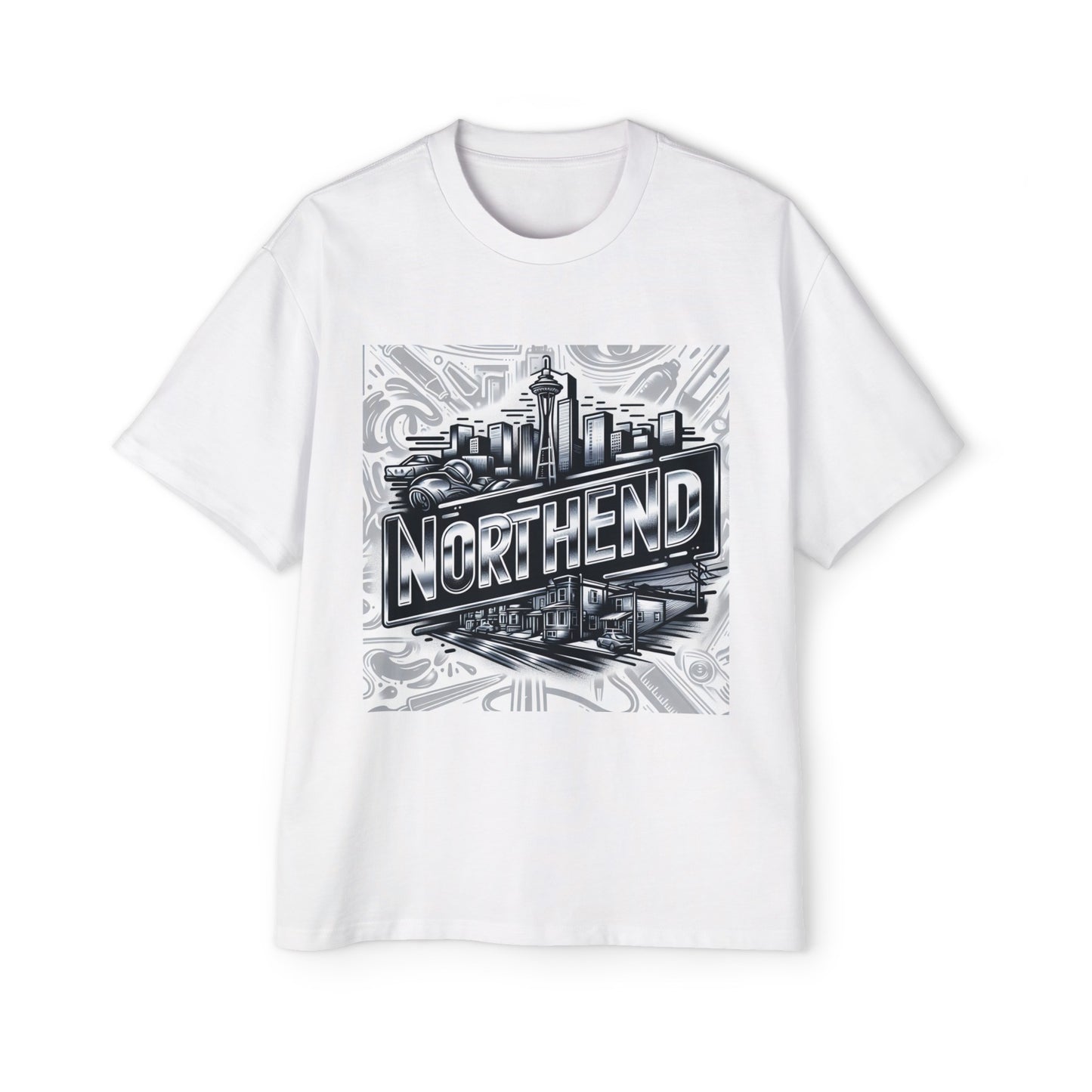 Northend Seattle Men's Heavy Oversized Tee