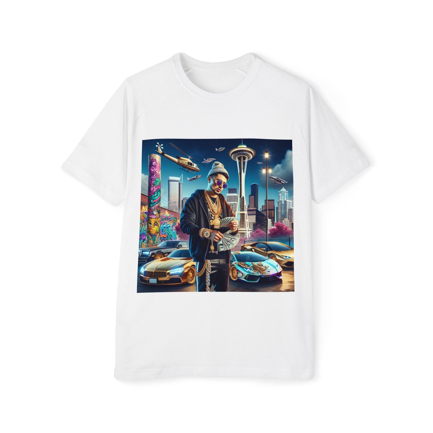 Men's Seattle Raglan T-Shirt