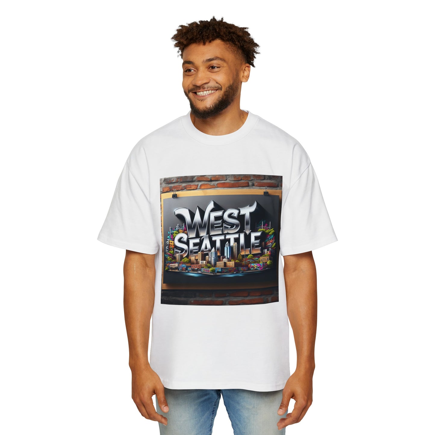West Seattle Men's Heavy Oversized Tee