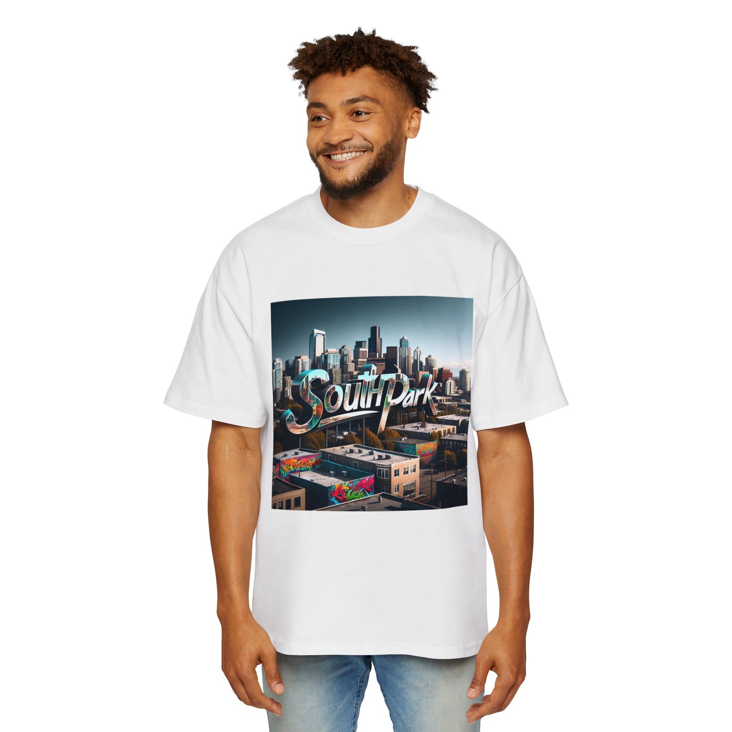South Park 3 Men's Heavy Oversized Tee