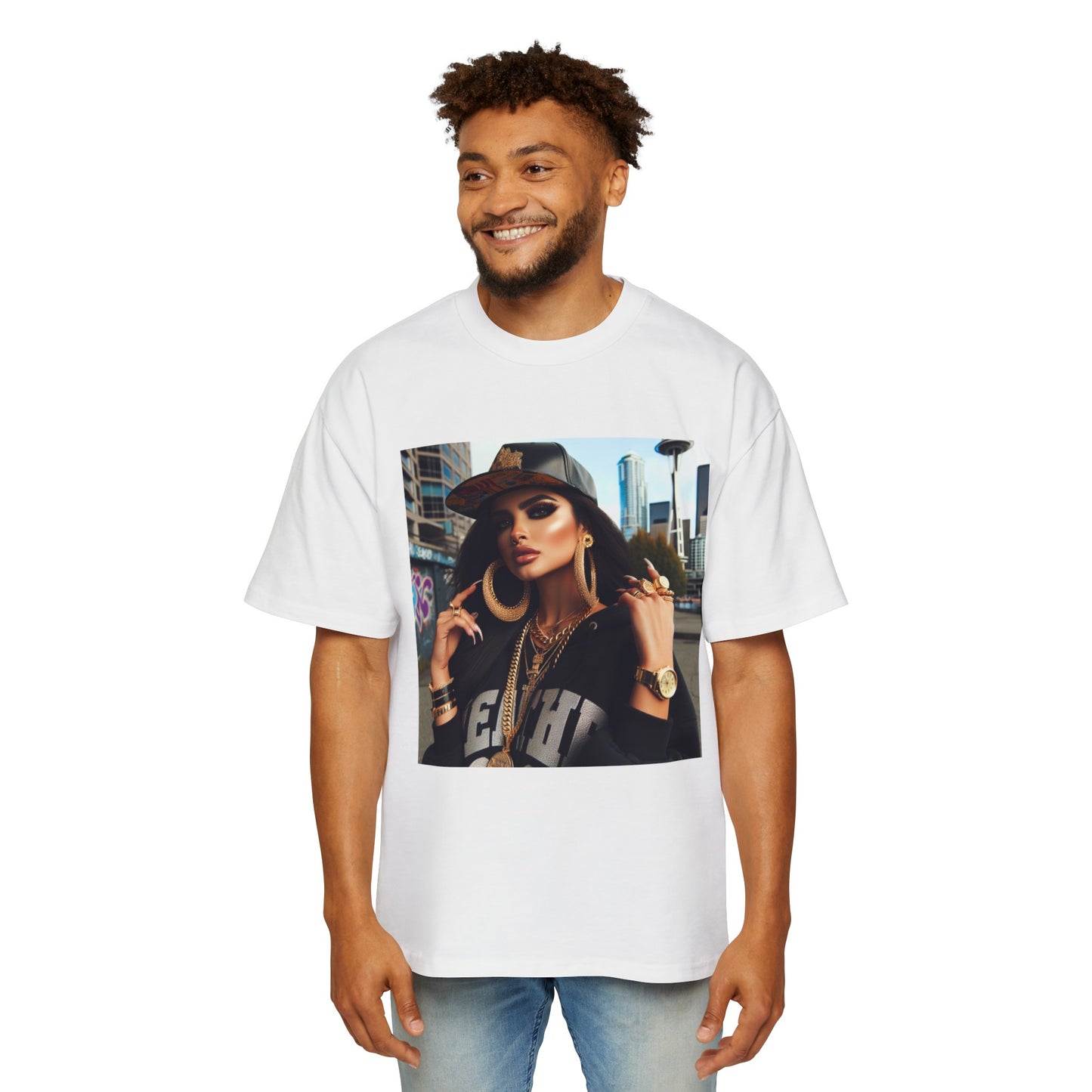 Men's HomeGirl Seattle Heavy Oversized Tee