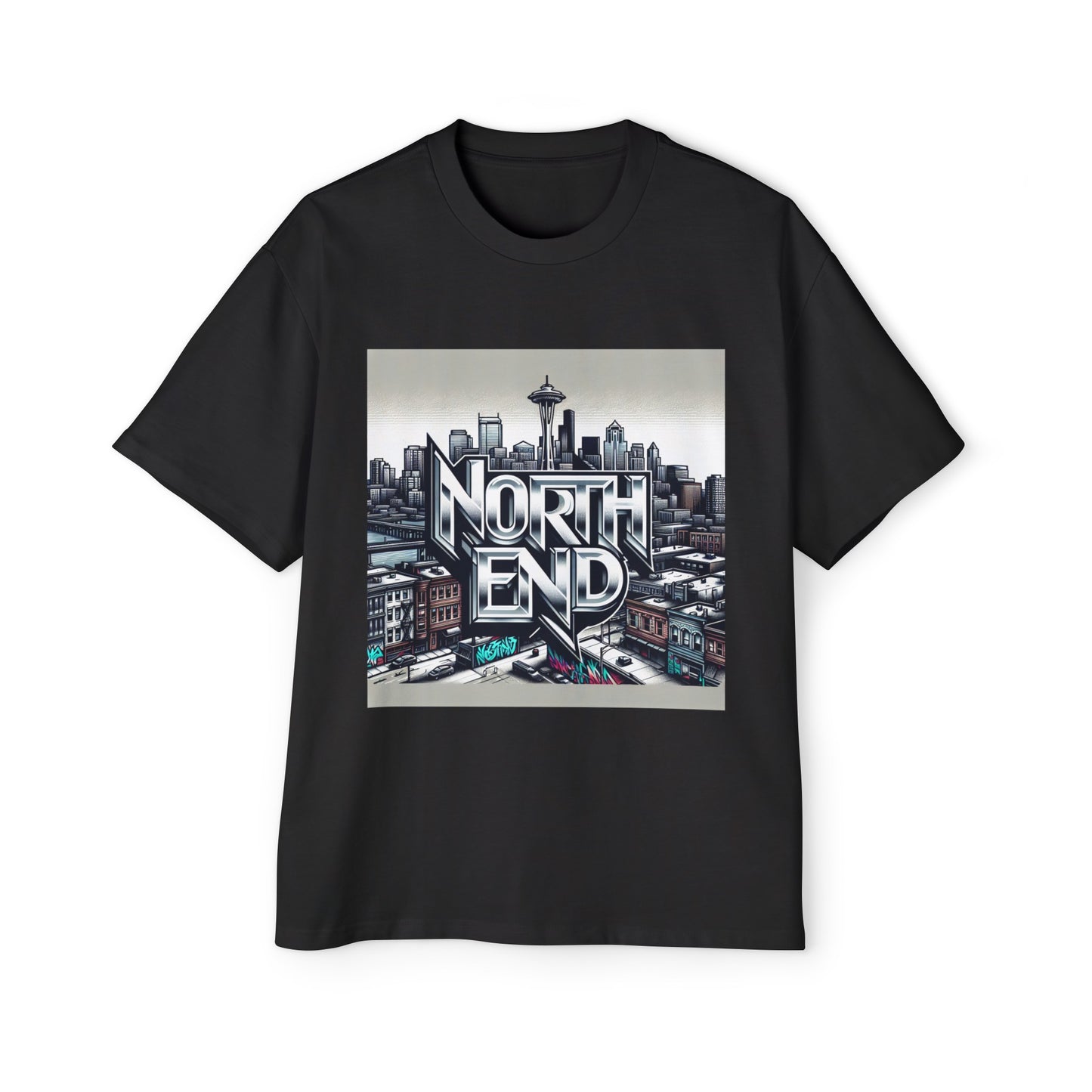 North End Men's Heavy Oversized Tee