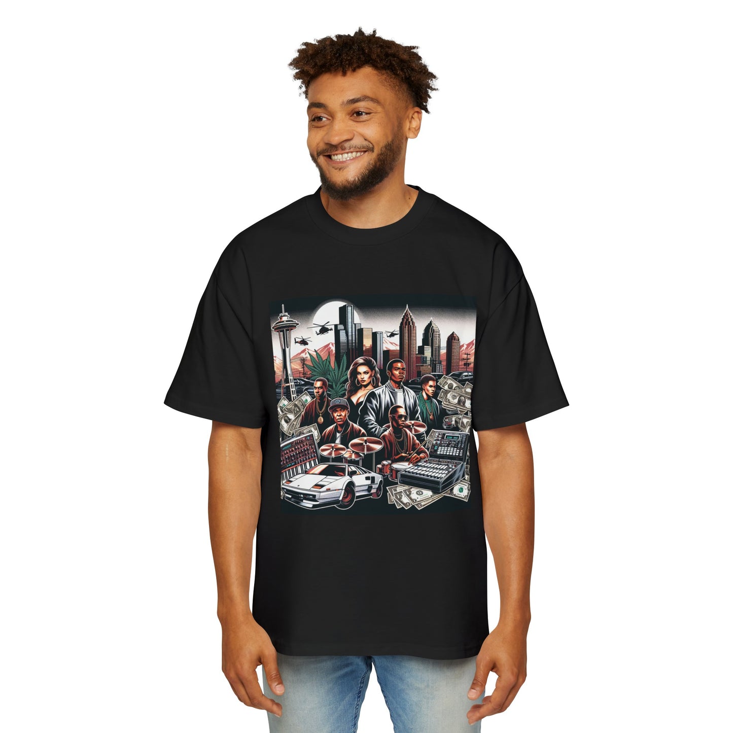 Seattle Producer Men's Heavy Oversized Tee